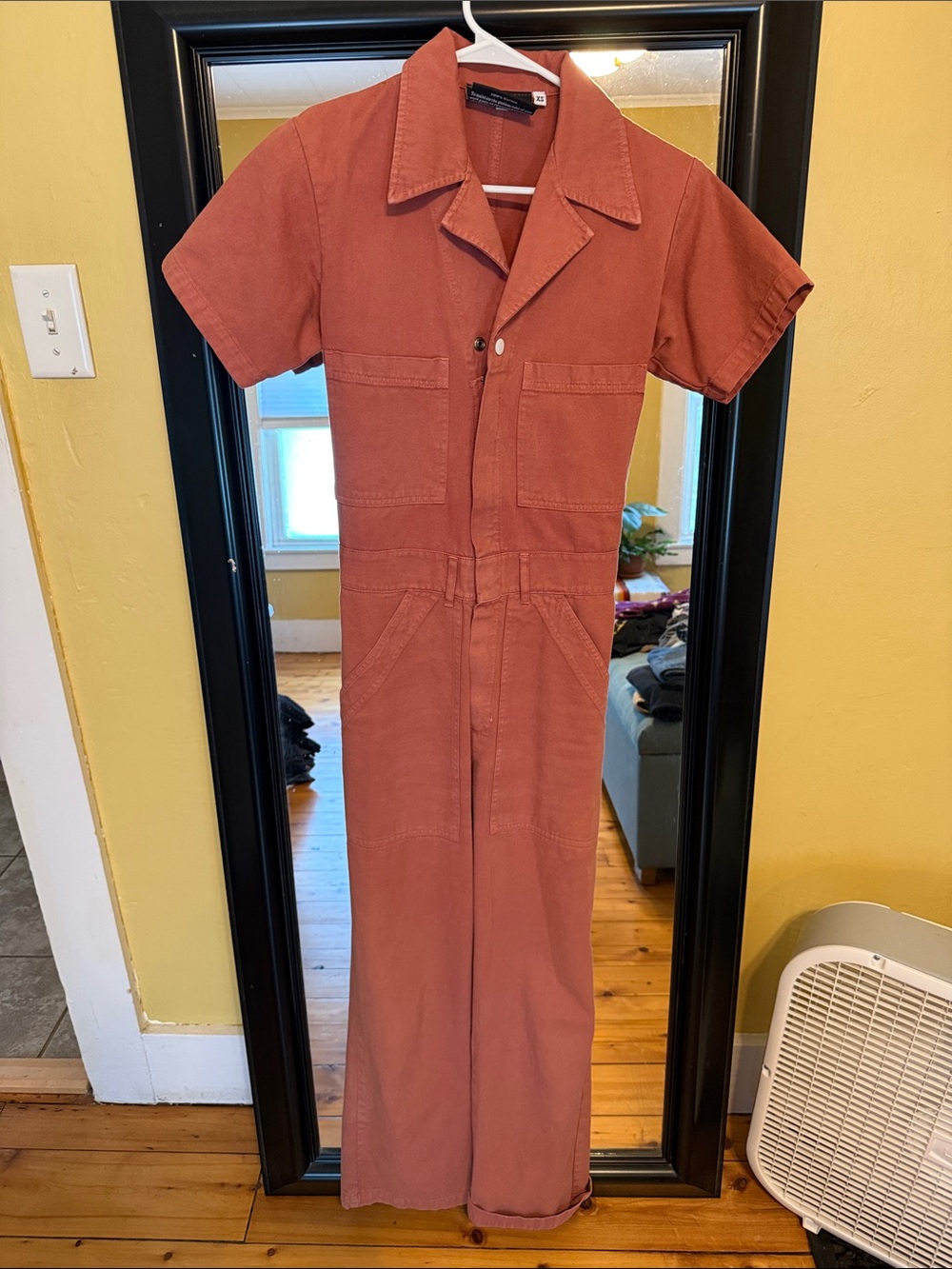 Big Bud Press short sleeve jumpsuit in clay